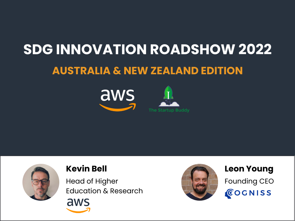 Cogniss CEO's keynote &amp; fireside chat at the SDG Innovation Roadshow 2022