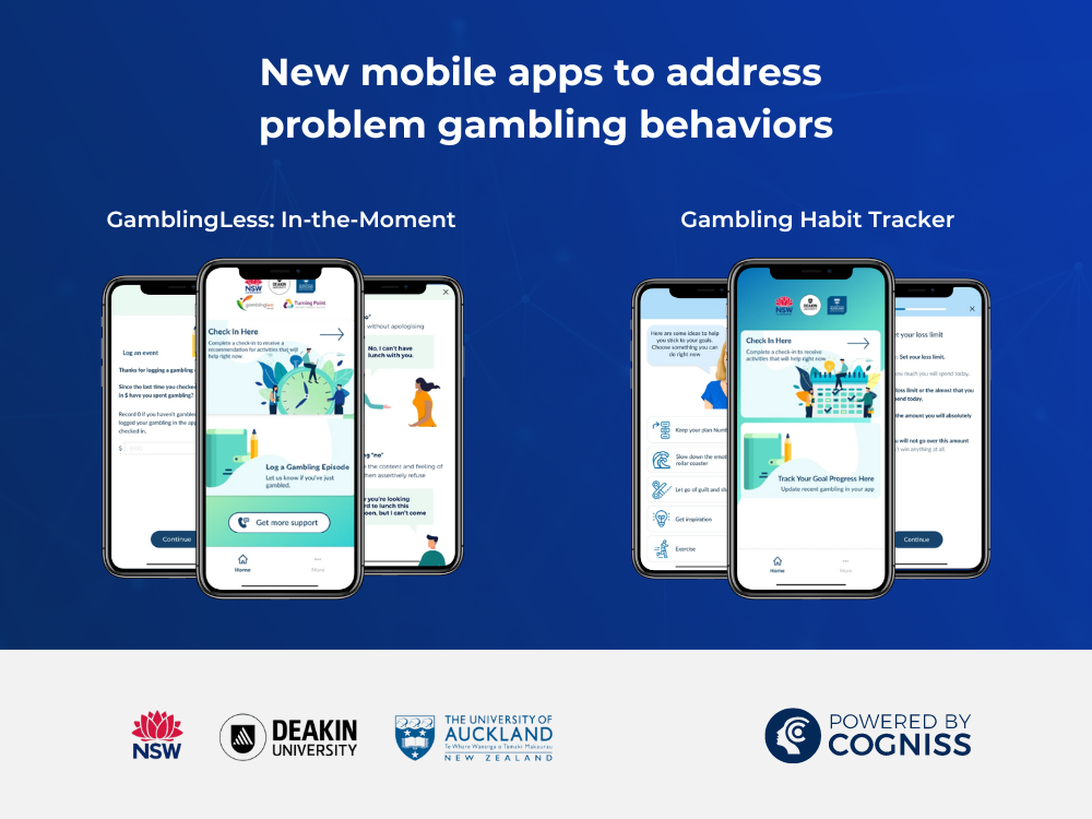 The NSW Government launches Cogniss-powered apps to address problem gambling behaviors