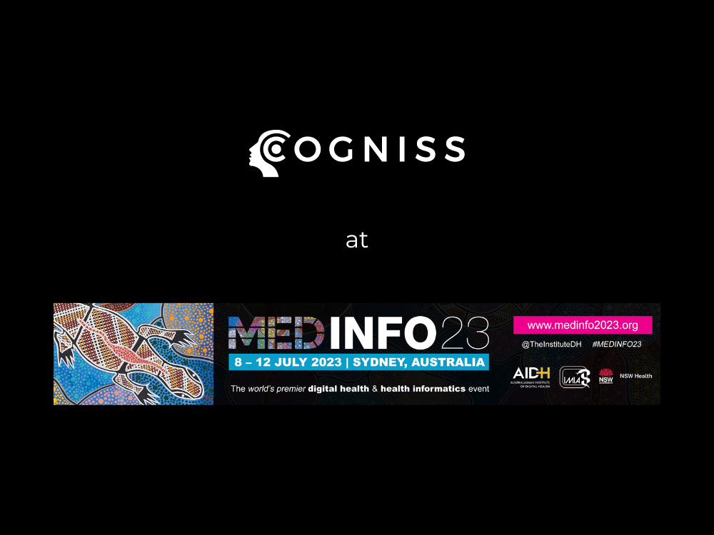 Cogniss delivers a masterclass for healthcare experts at MedInfo23