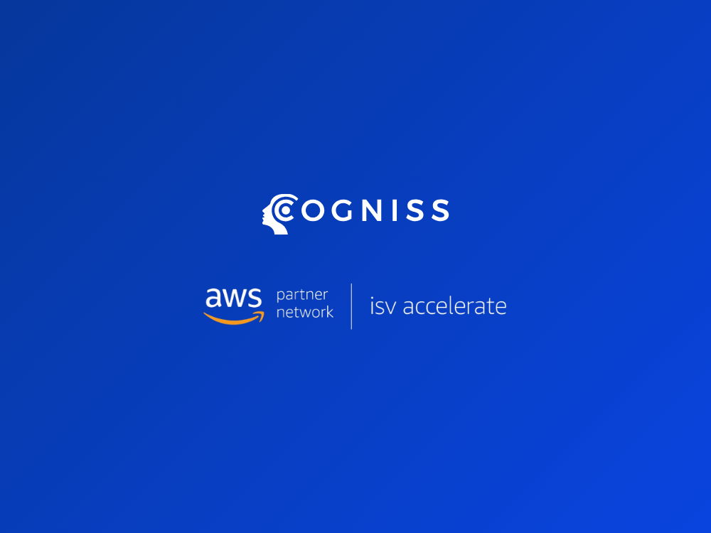 Cogniss partners with AWS ISV Accelerate Program