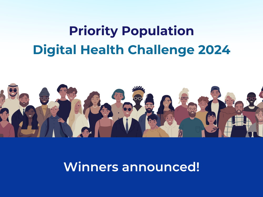 Winners of the Priority Population Digital Health Challenge 2024 announced