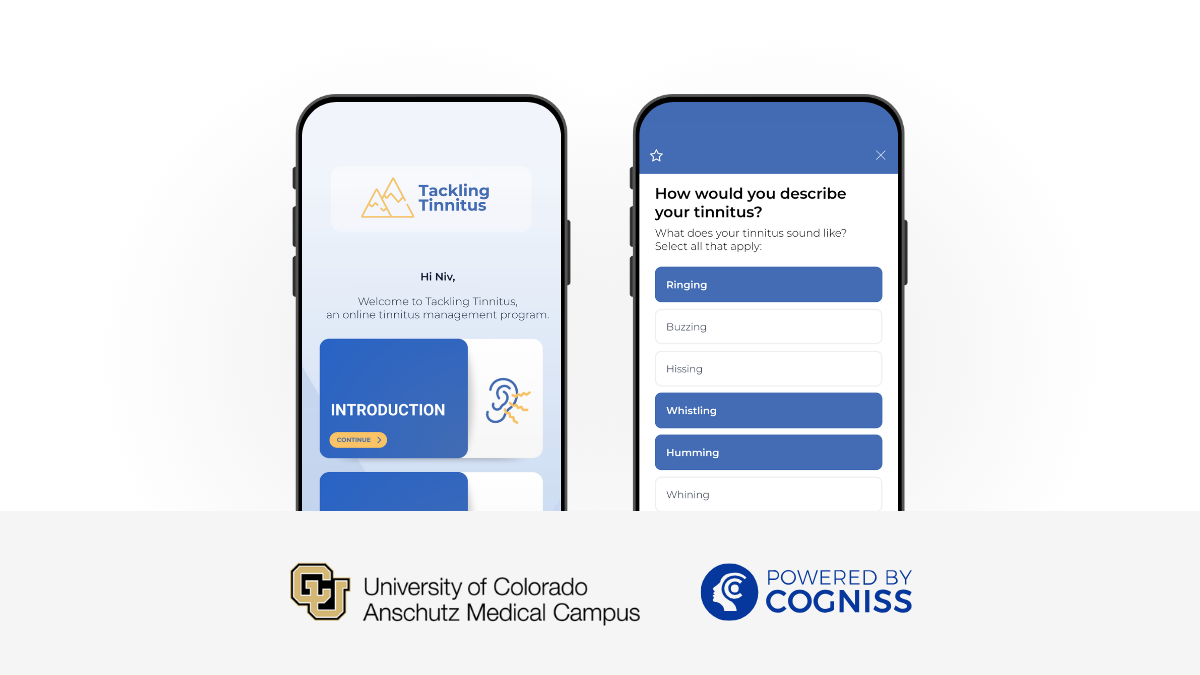 Tackling Tinnitus app