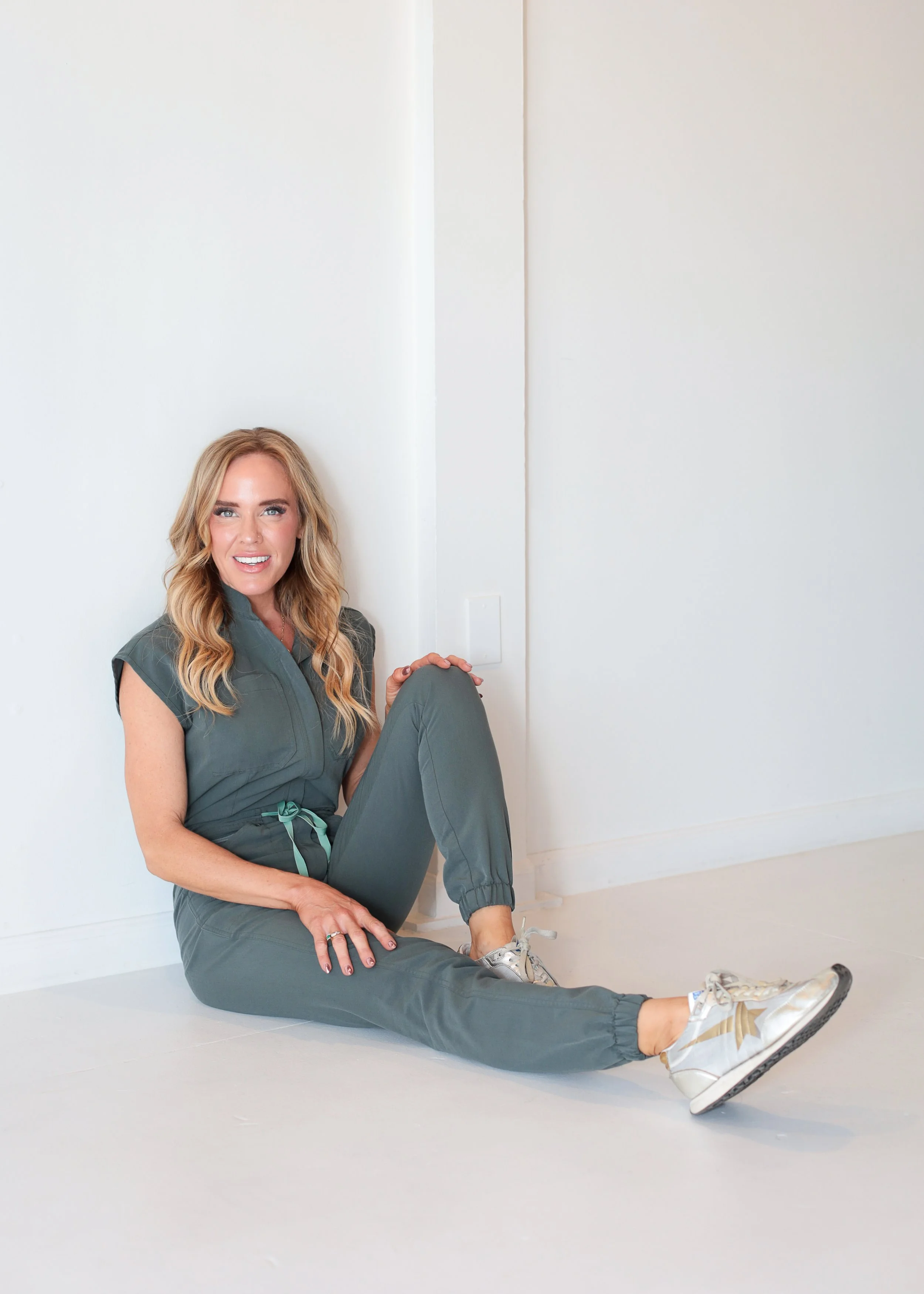 Dana Nelson,RN Registered Nurse and Aesthetic Injector seated for a portrait at Graceful Medical Aesthetics in Roseville, CA.