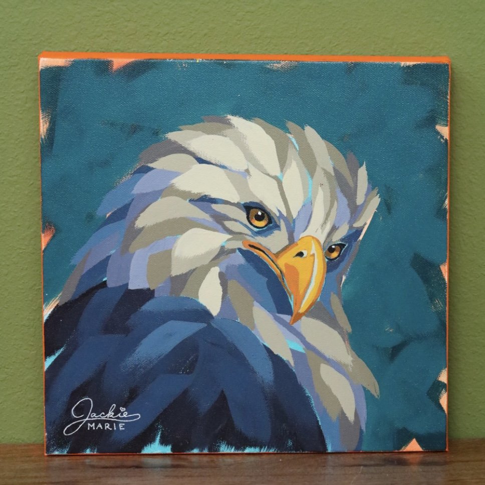 Emmett Eagle: Original Acrylic Painting
