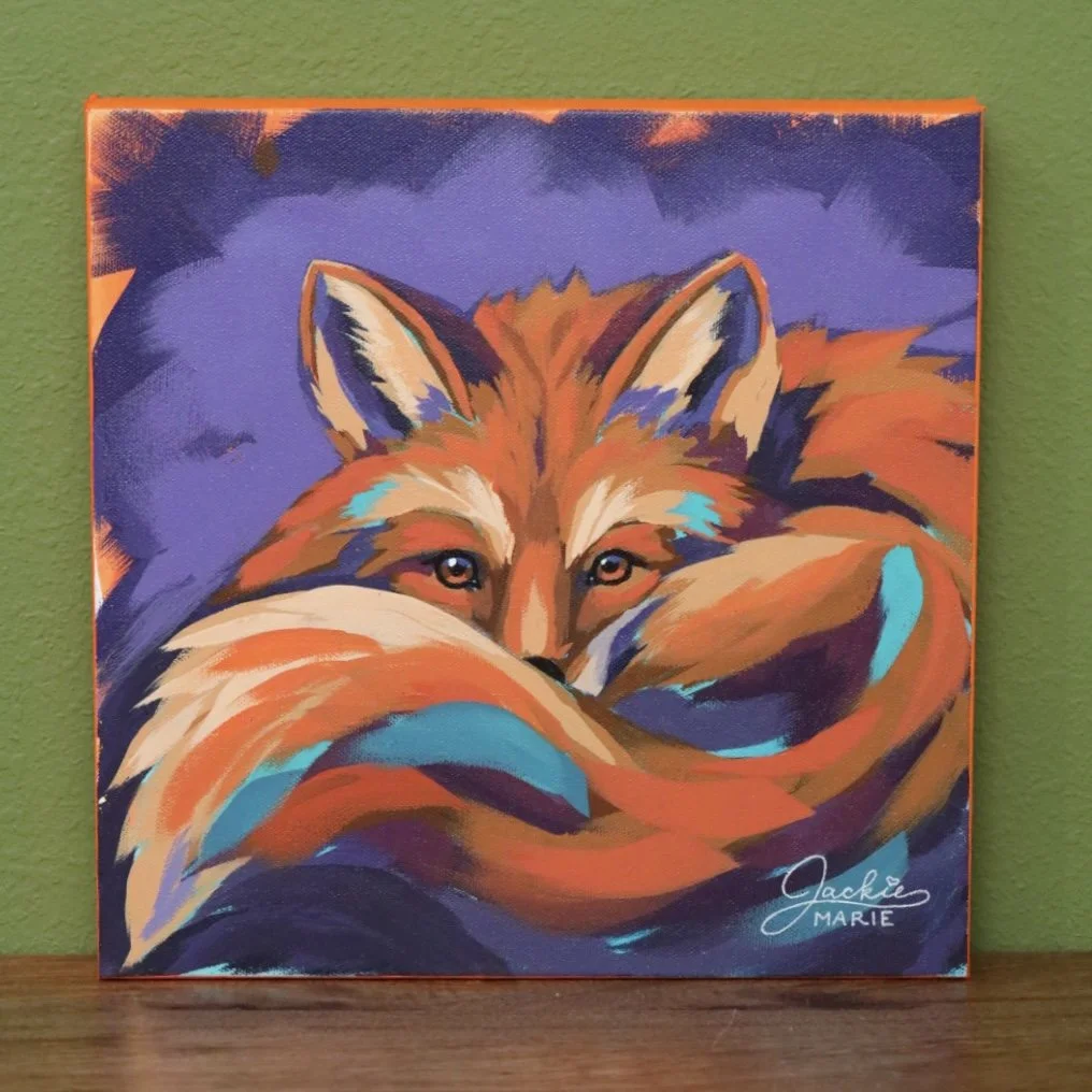 Frankie Fox: Original Acrylic Painting