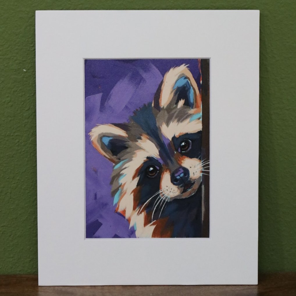 Reggie Raccoon: 5x7