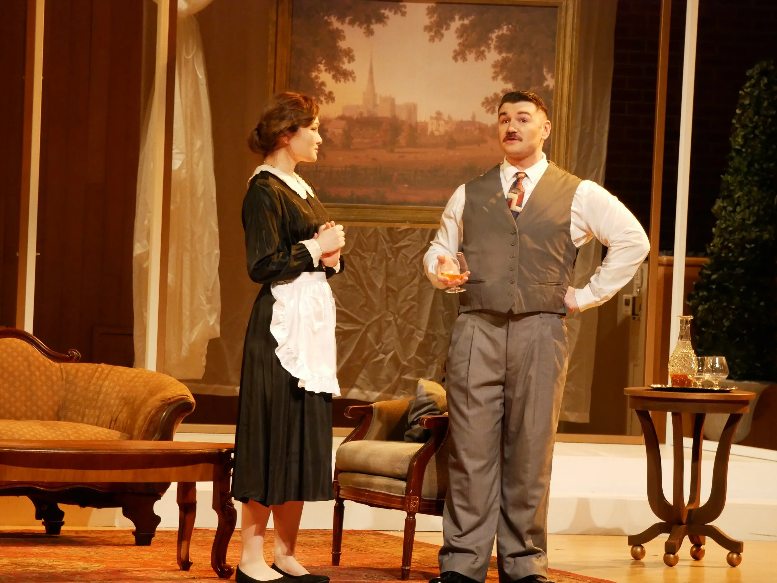 Chris Gallerani in UConn's 2026 performance of "Die Fledermaus" by Johann Strauss II.