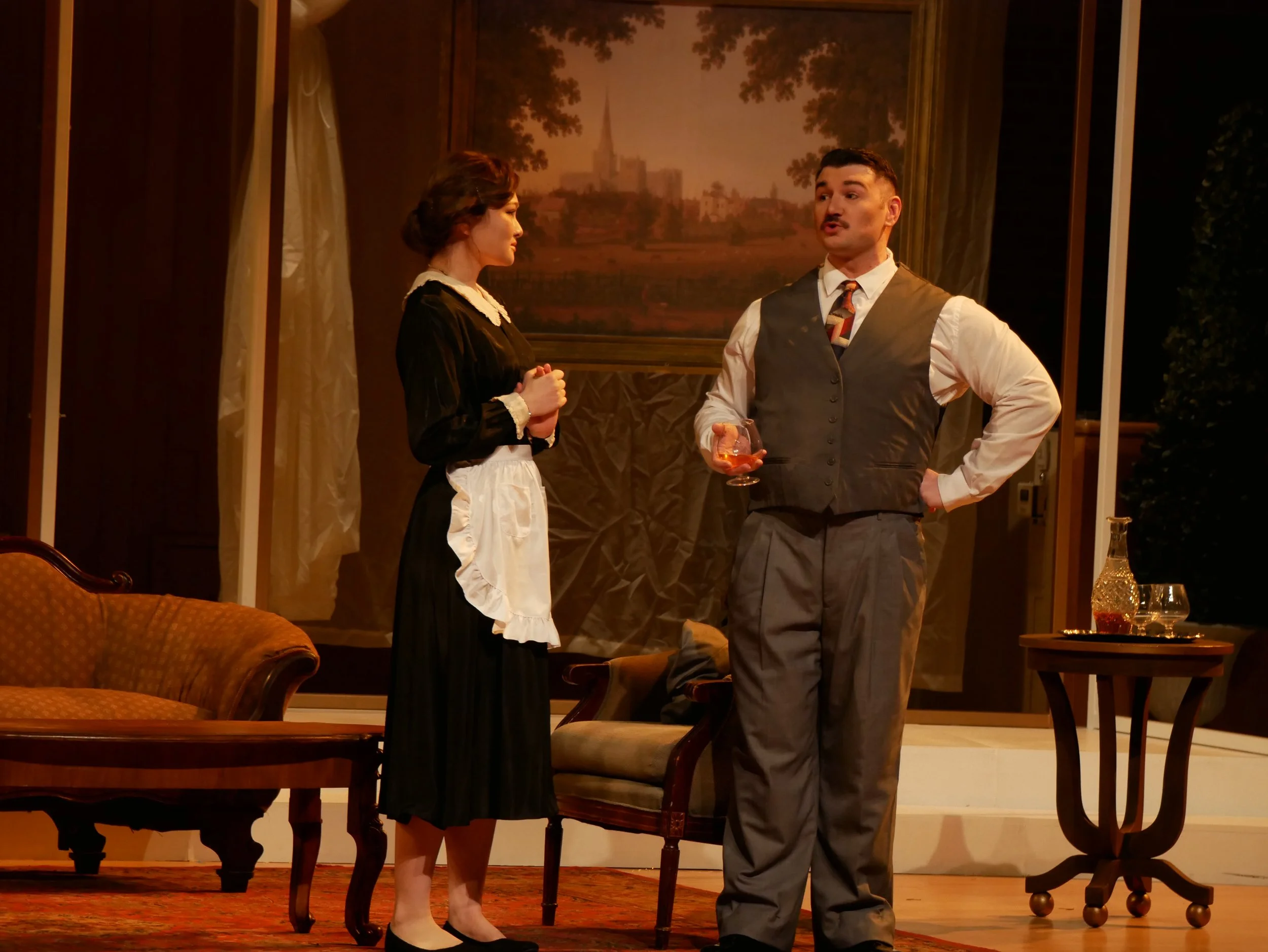 Chris Gallerani in UConn's 2026 performance of "Die Fledermaus" by Johann Strauss II.