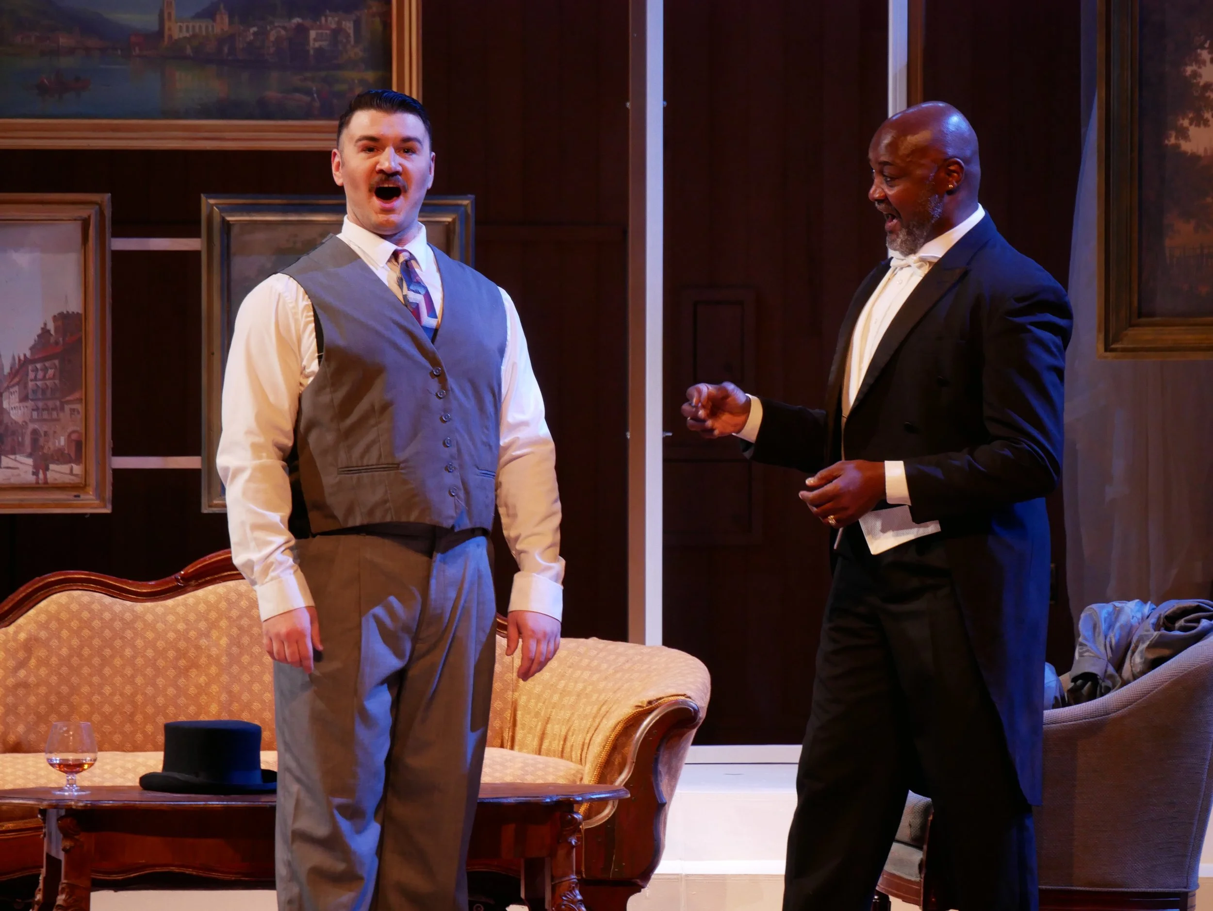 Chris Gallerani in UConn's 2026 performance of "Die Fledermaus" by Johann Strauss II.