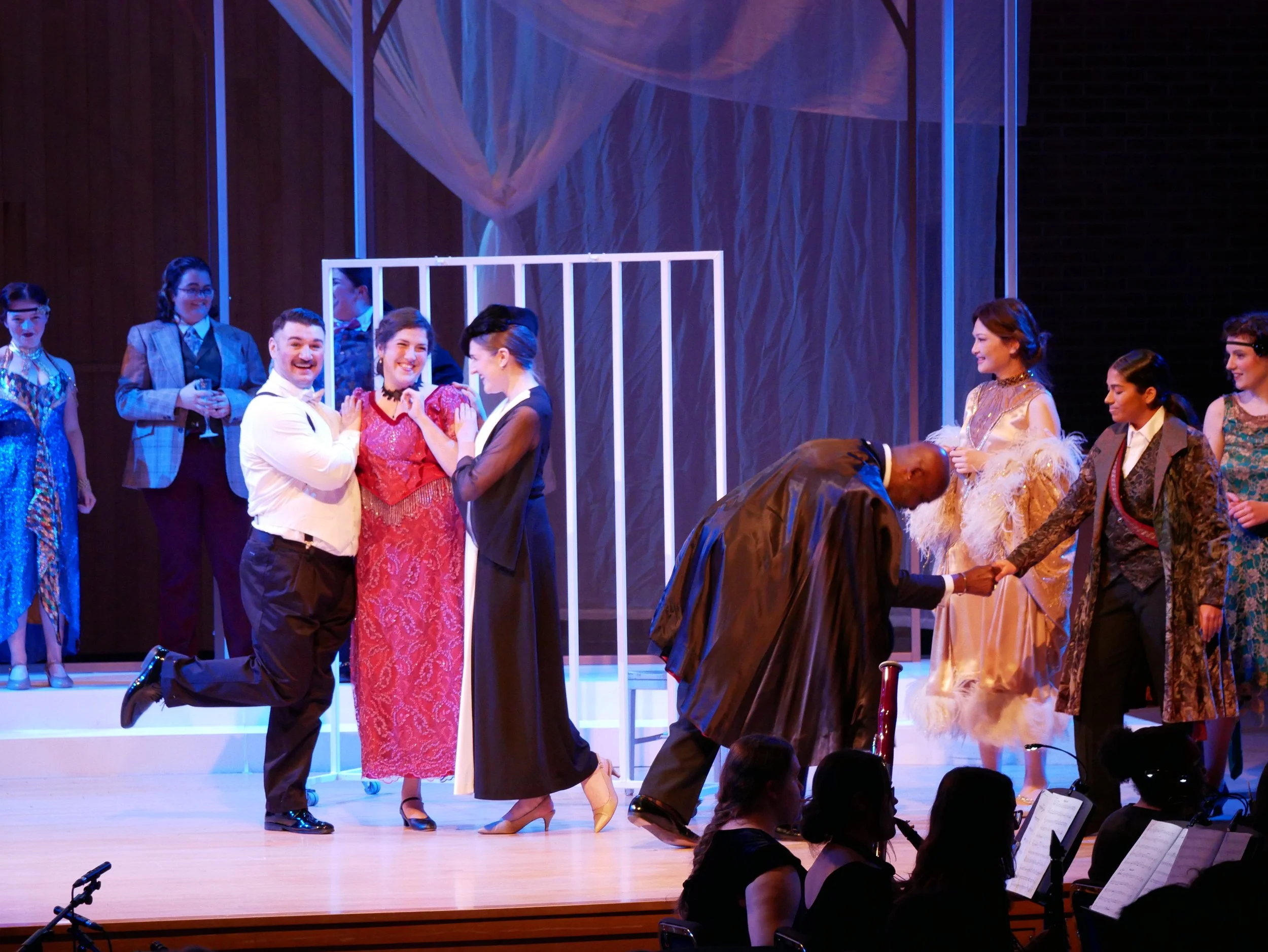 Chris Gallerani in UConn's 2026 performance of "Die Fledermaus" by Johann Strauss II.