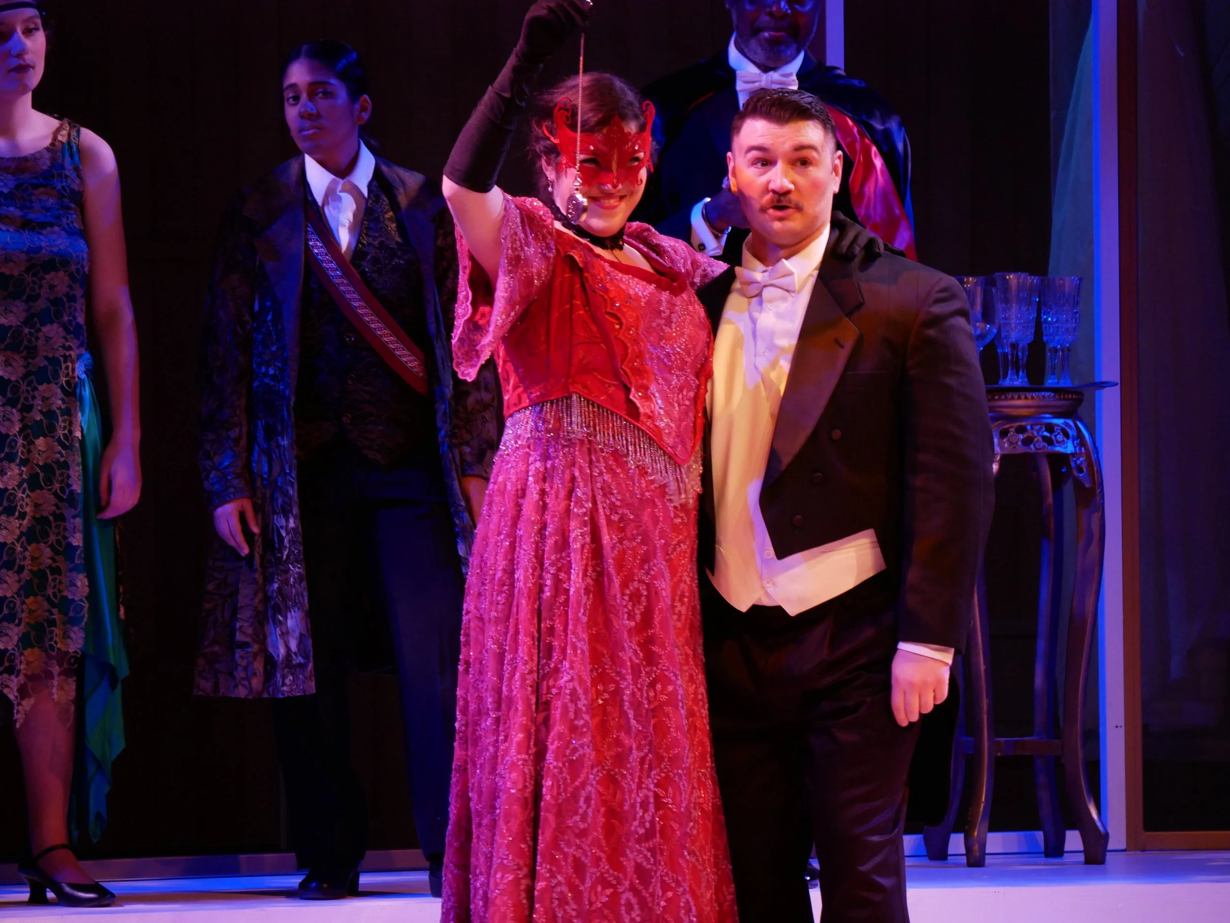Chris Gallerani in UConn's 2026 performance of "Die Fledermaus" by Johann Strauss II.