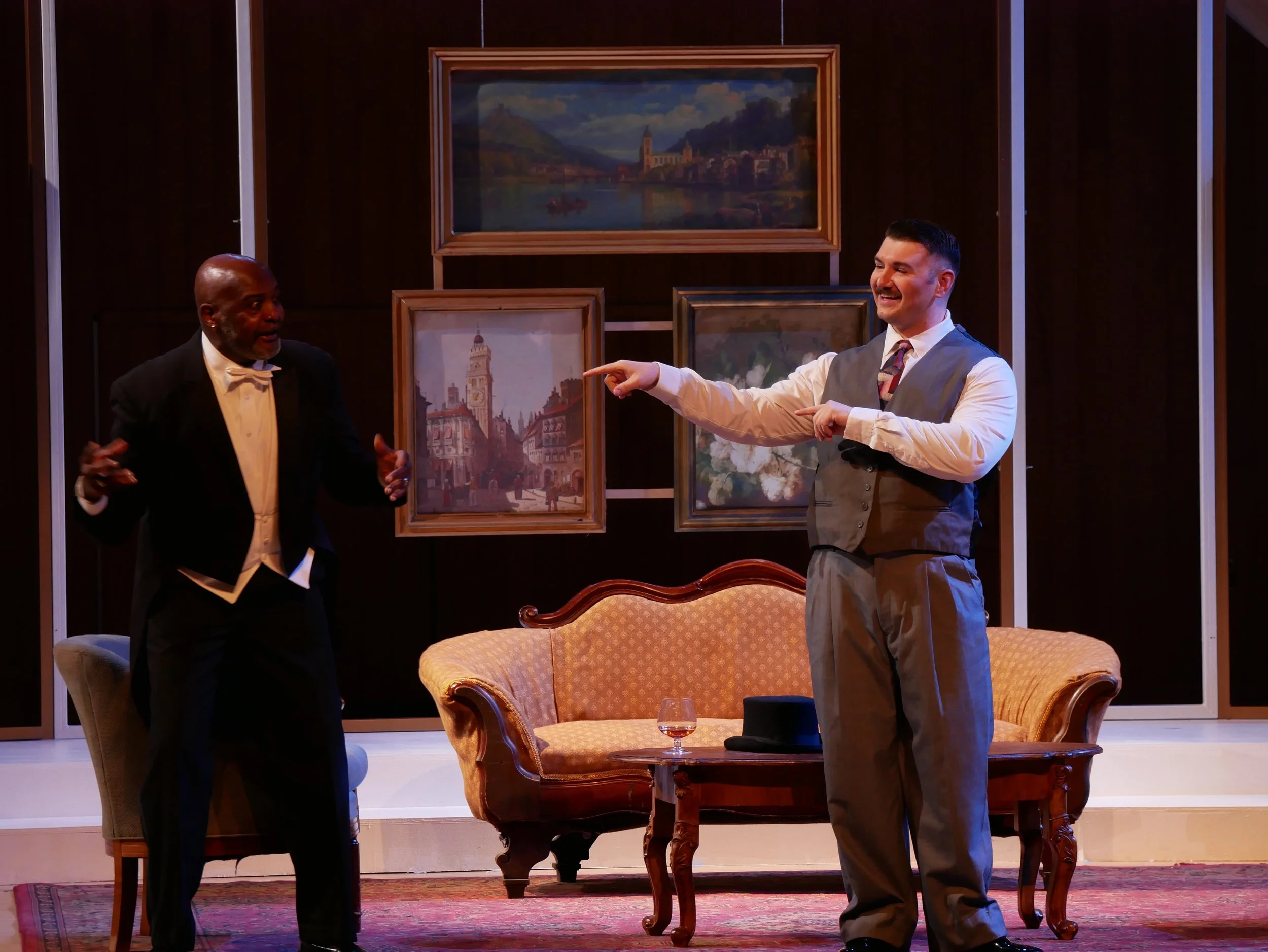 Chris Gallerani in UConn's 2026 performance of "Die Fledermaus" by Johann Strauss II.