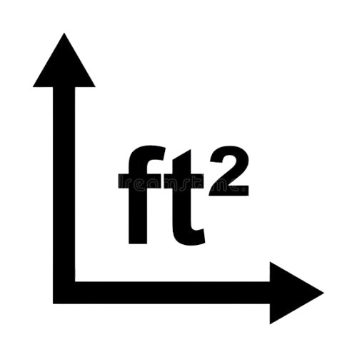 A 3D graph with labeled axes showing a height of 12 feet.