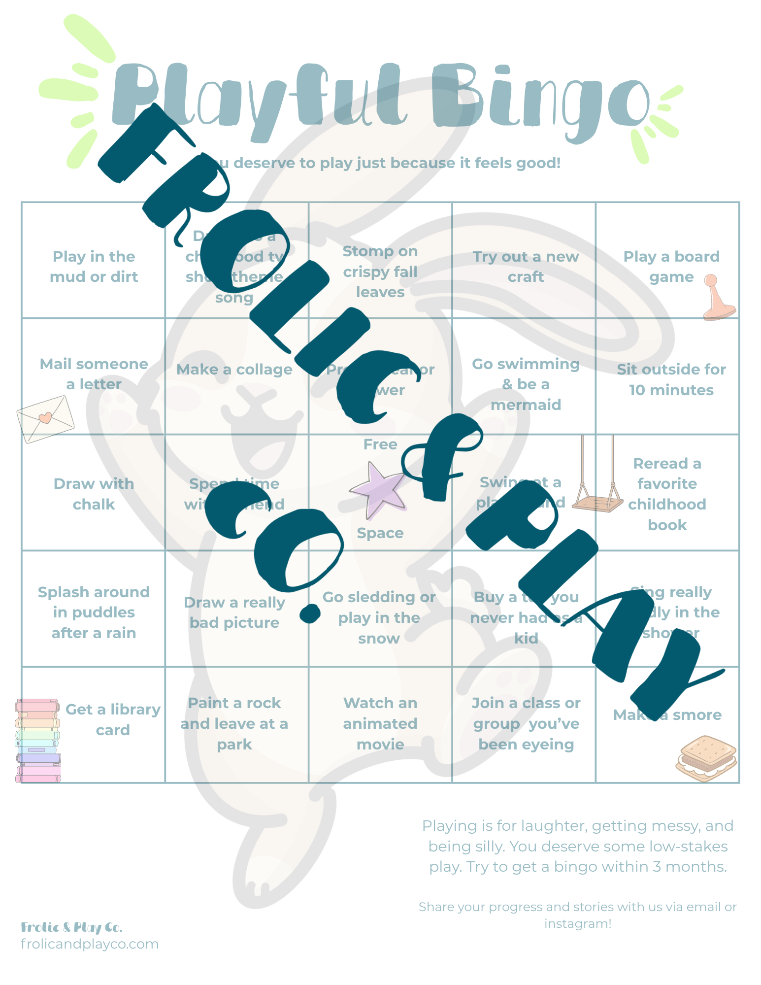 Playful Bingo Card