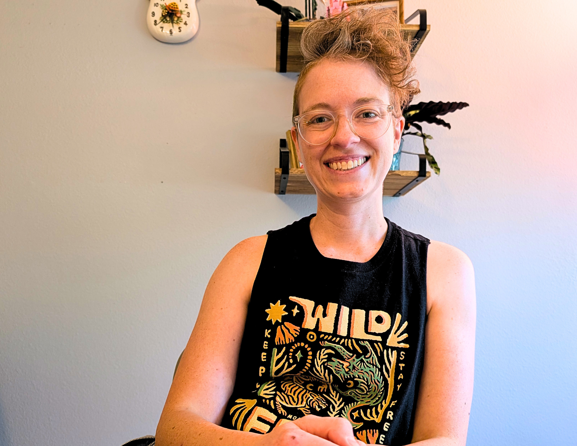 Smiling woman