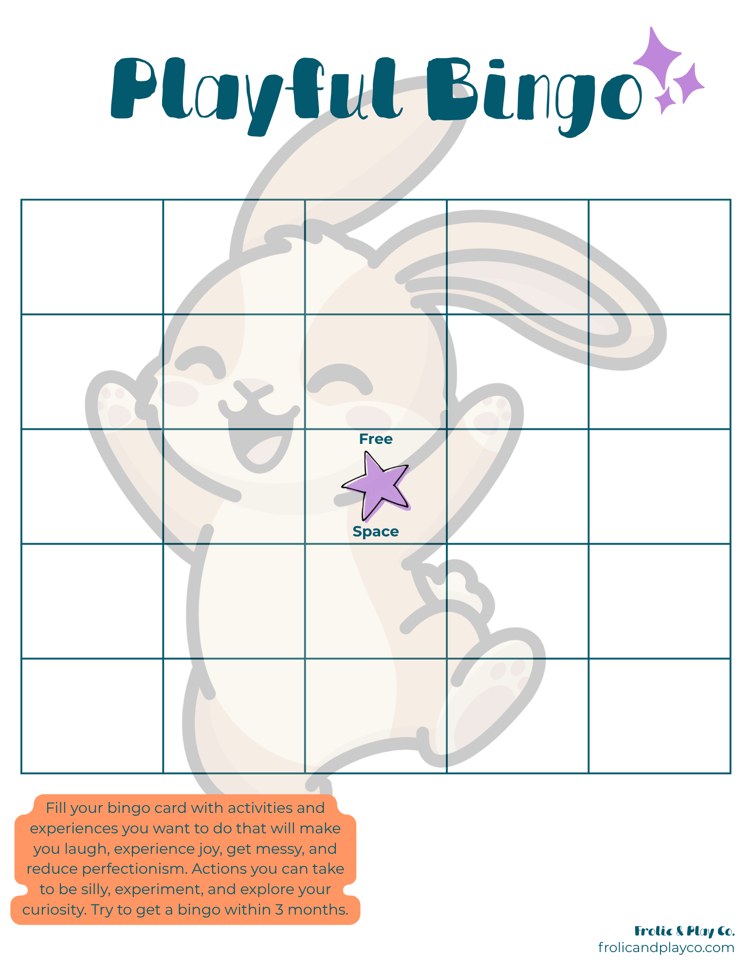 Free Bingo Template