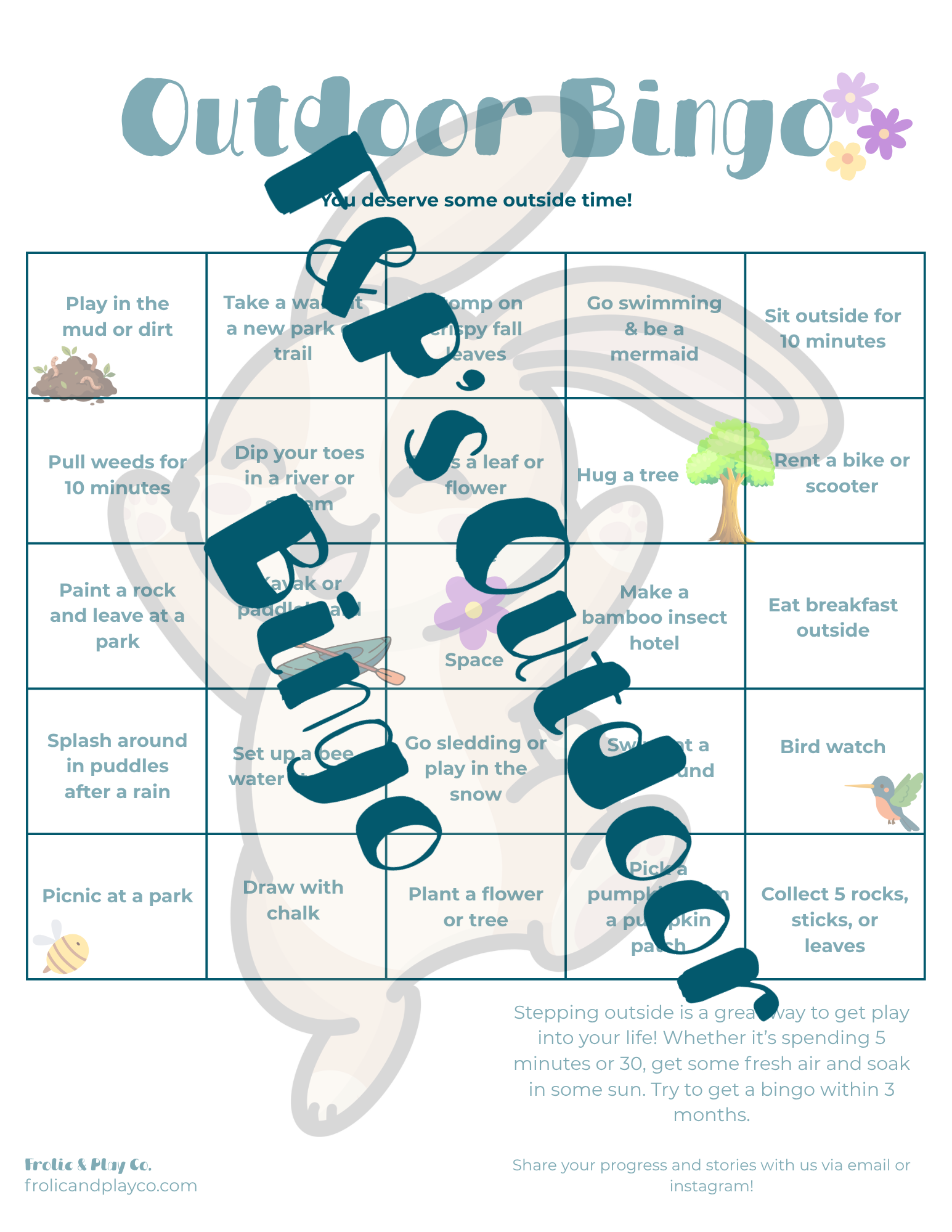 Outdoor Bingo