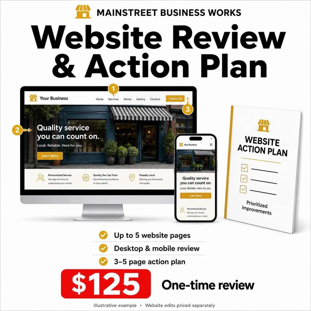 Website Review & Action Plan