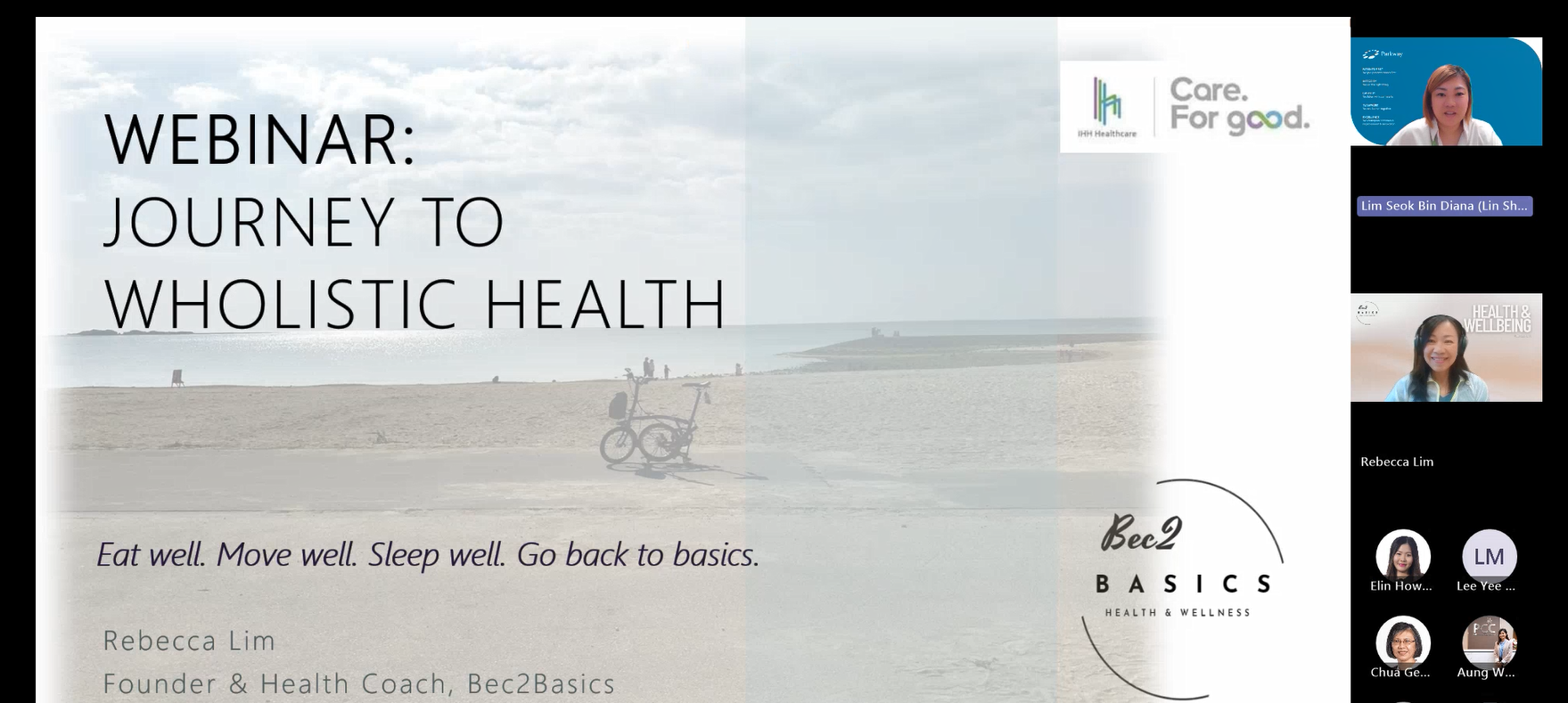 Journey to wholistic health: webinar for IHH healthcare singapore