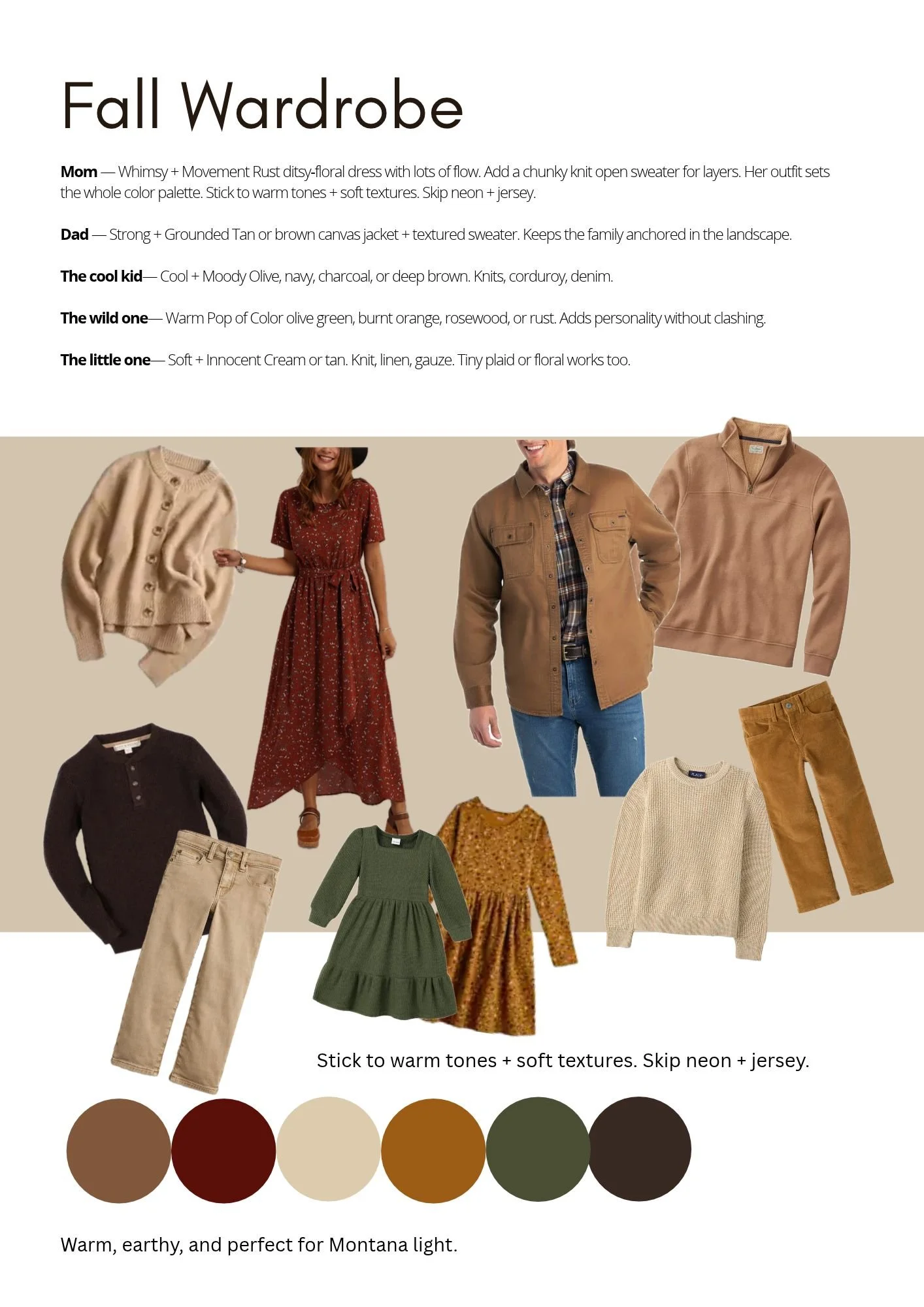 Fall Family Wardrobe Guide: A Style That Reflects Your Family’s Unique Personality