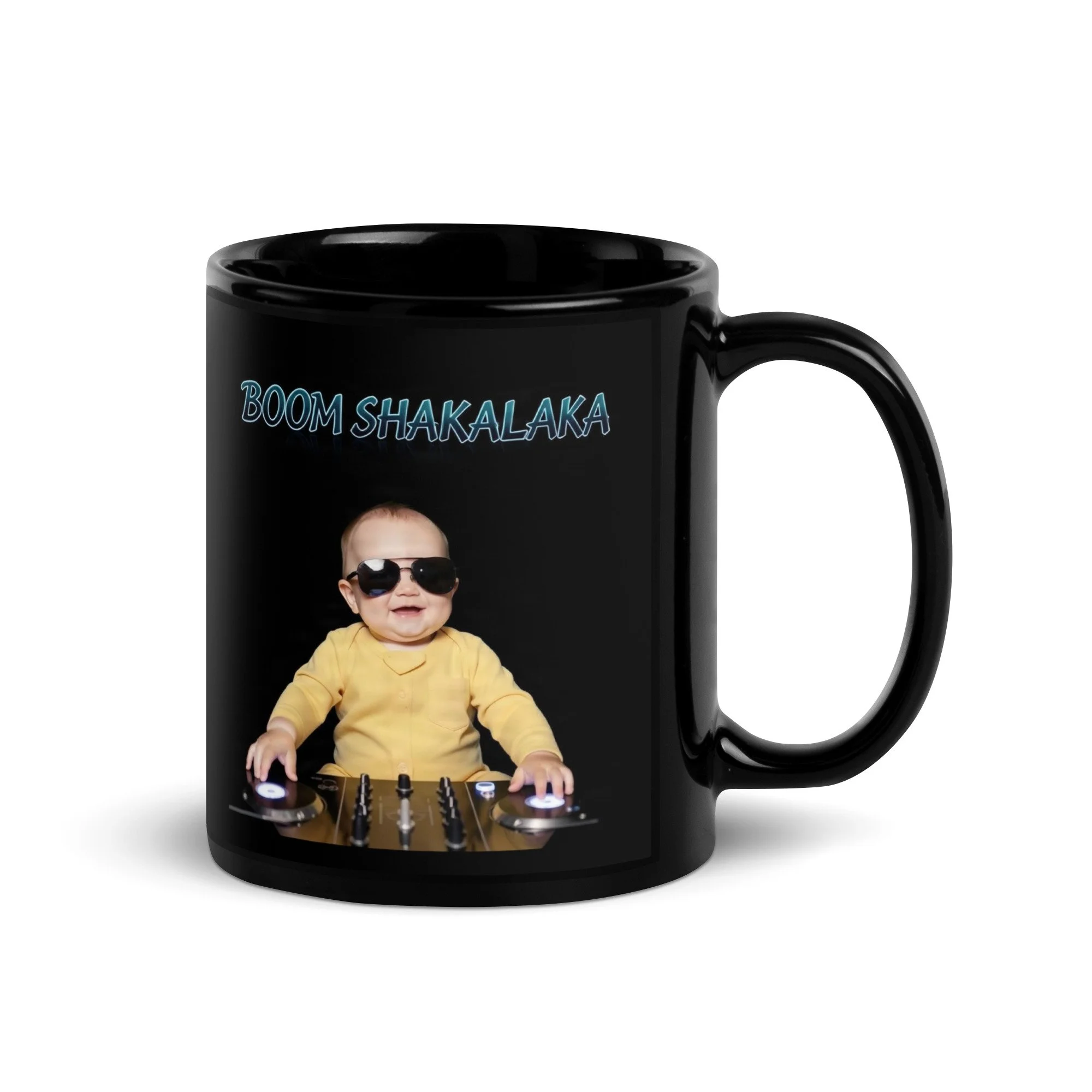 Black Glossy Mug