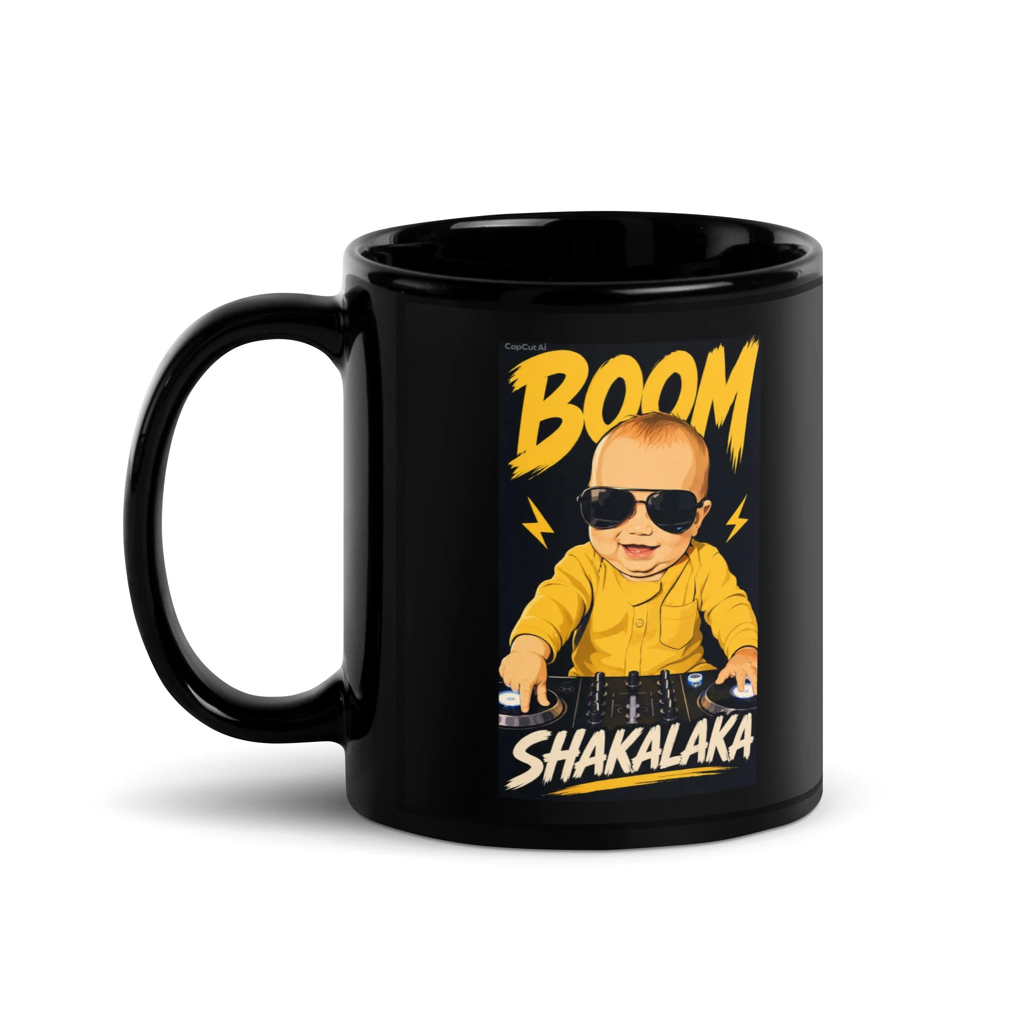 Black Glossy Mug