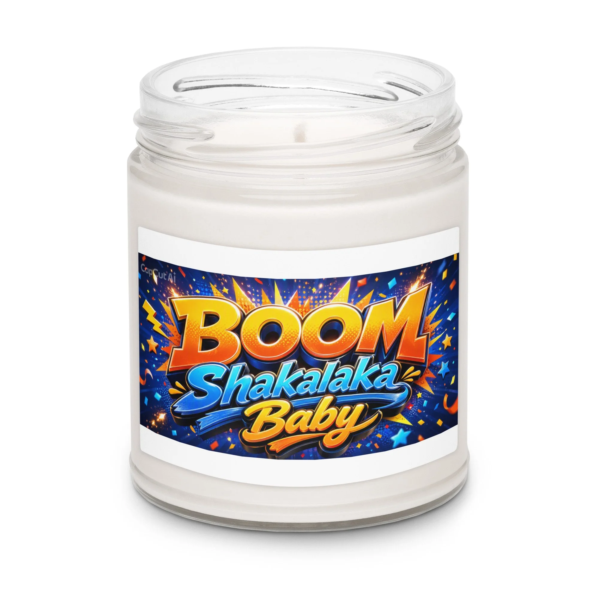 Scented soy candle