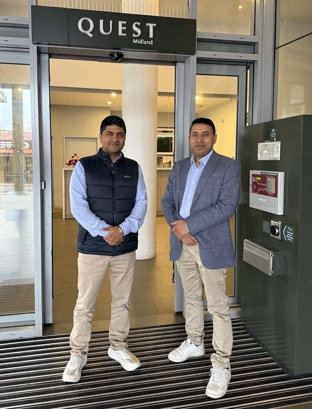 Quest Midland purchasers Puneet and Gian