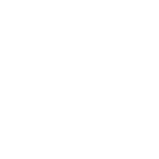 Black and white stylized flower with a central circle and petals.