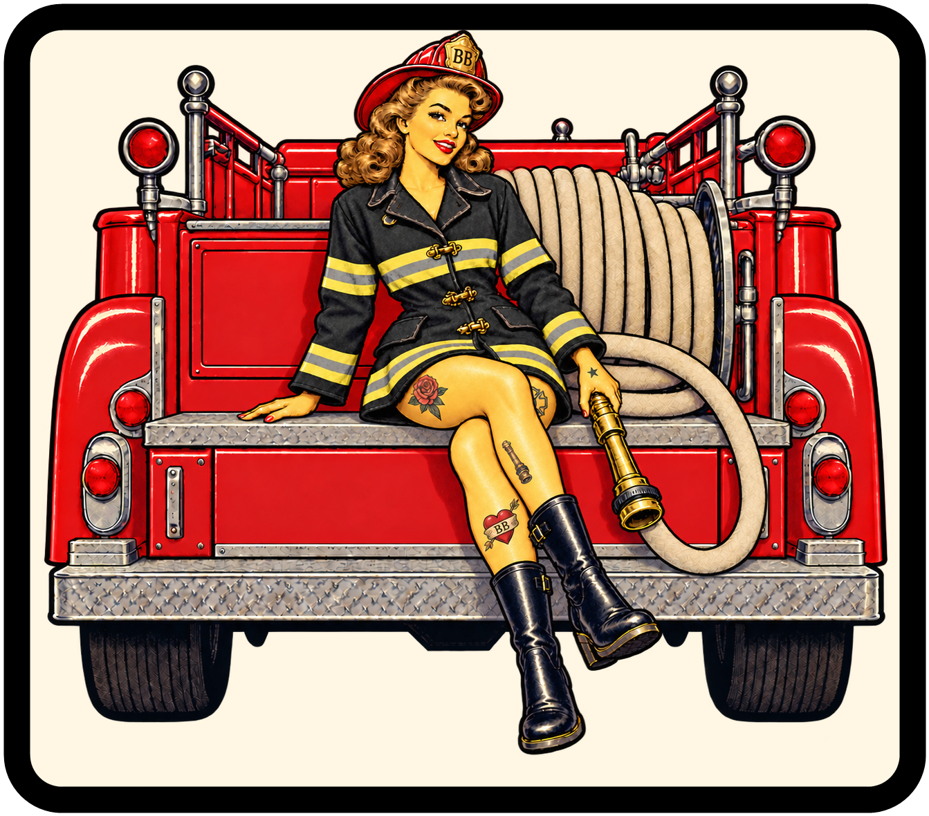 Back Bumper Betty Sticker