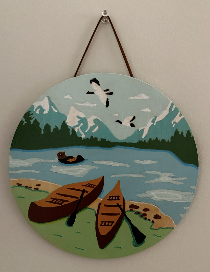 paint by number - Otter In The River