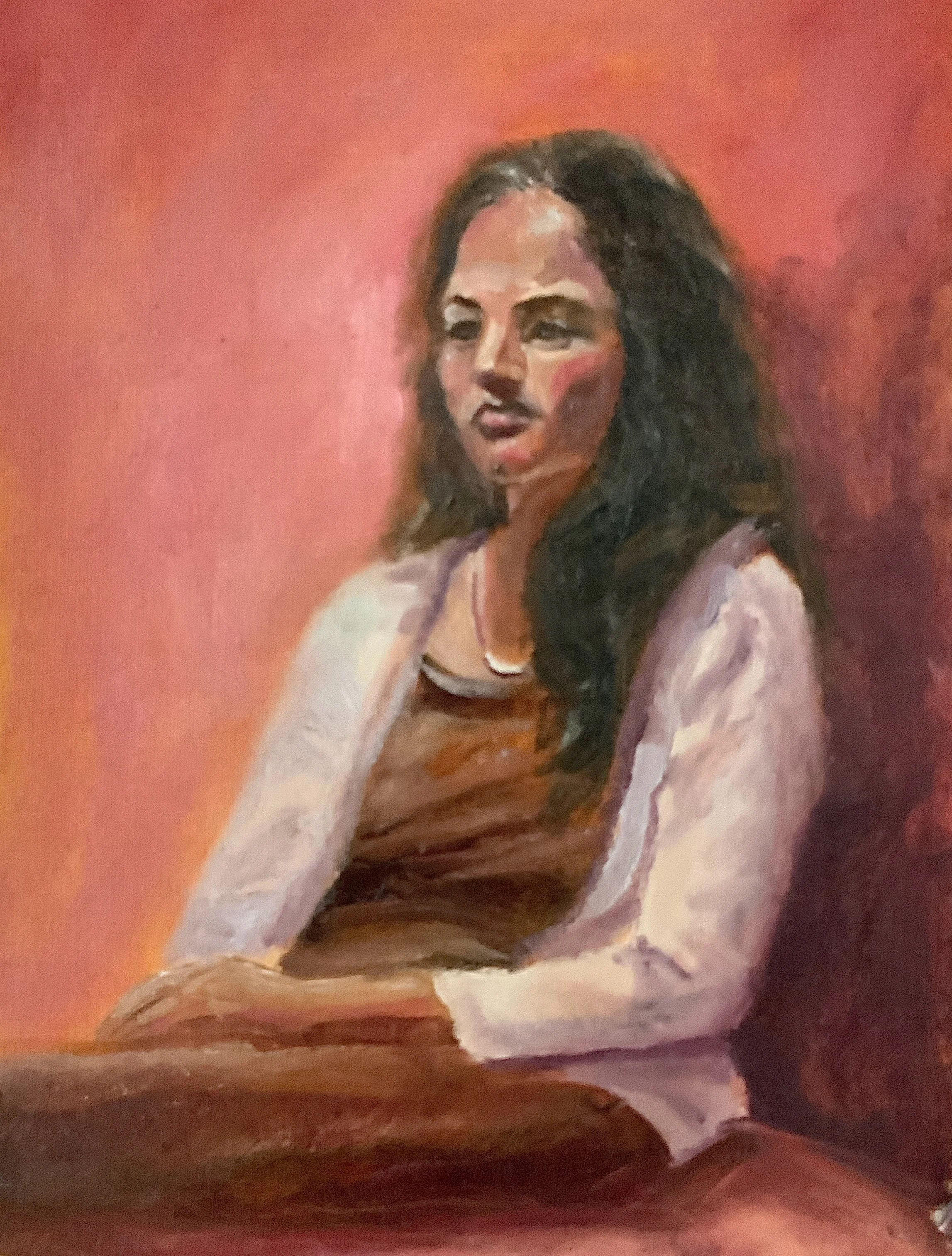 Artwork from Diane, Scott H., Anna, Richard, Marius, and Eric from today&rsquo;s Long Pose Clothed session.