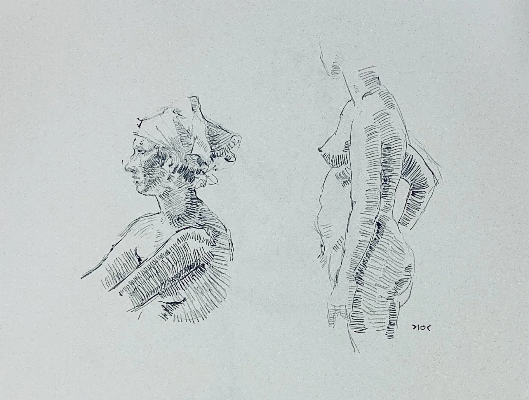 Classic Wednesday just happened. Drawings by Taylor and Dan The Man.
