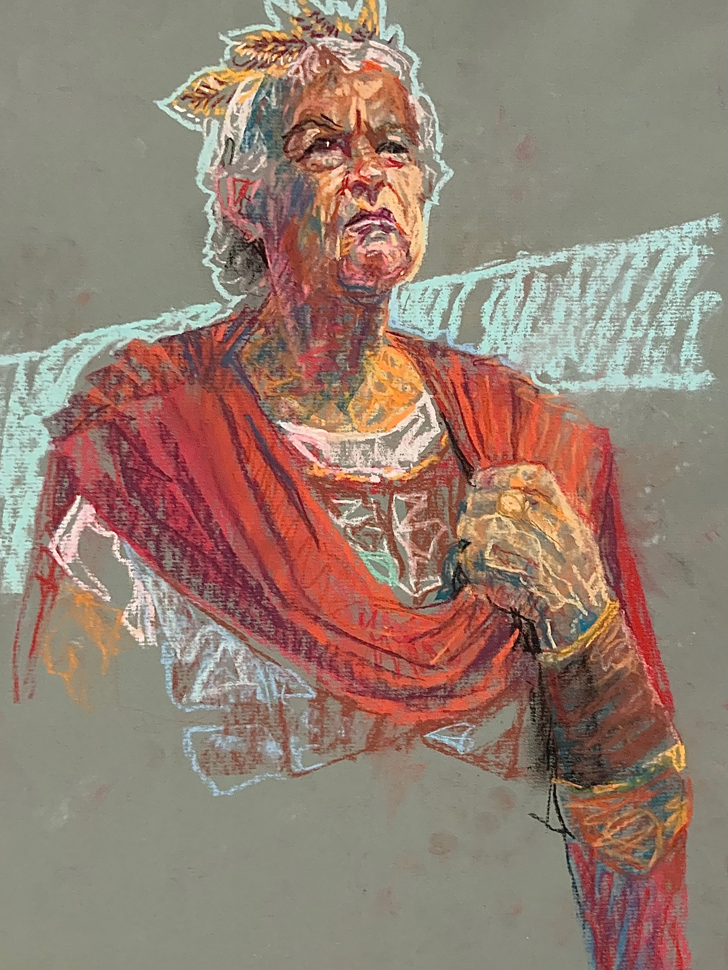Artwork from a longer pose at today&rsquo;s Themed Session, which we do every First Sunday.
Work by Dave H., Tony, Marius, Richard, Diane, Alastair, and Scott H.
