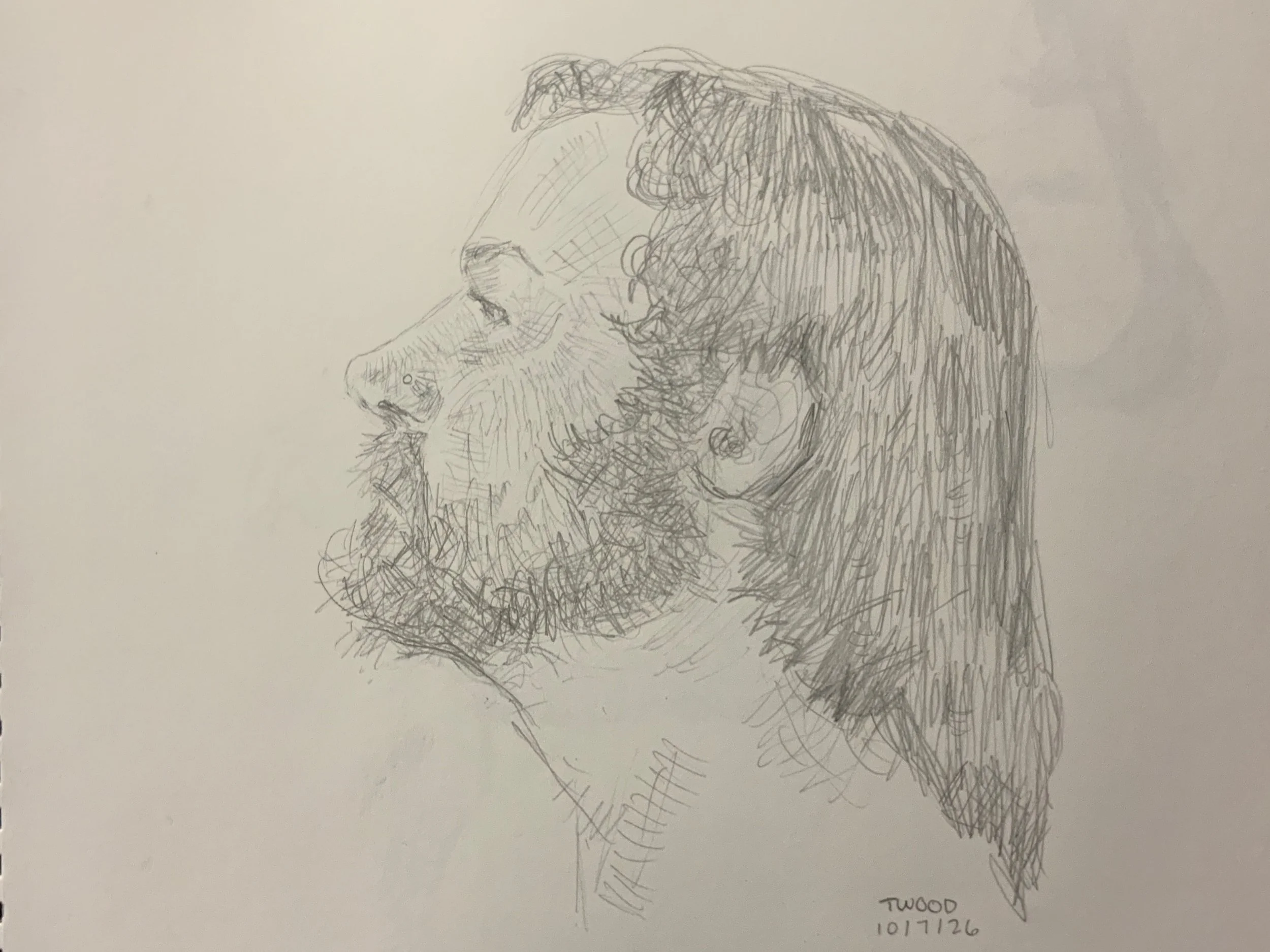 Another great Wednesday Session with a bunch of talented artists here at the Delavan Studios! Thank you to our model Steve!