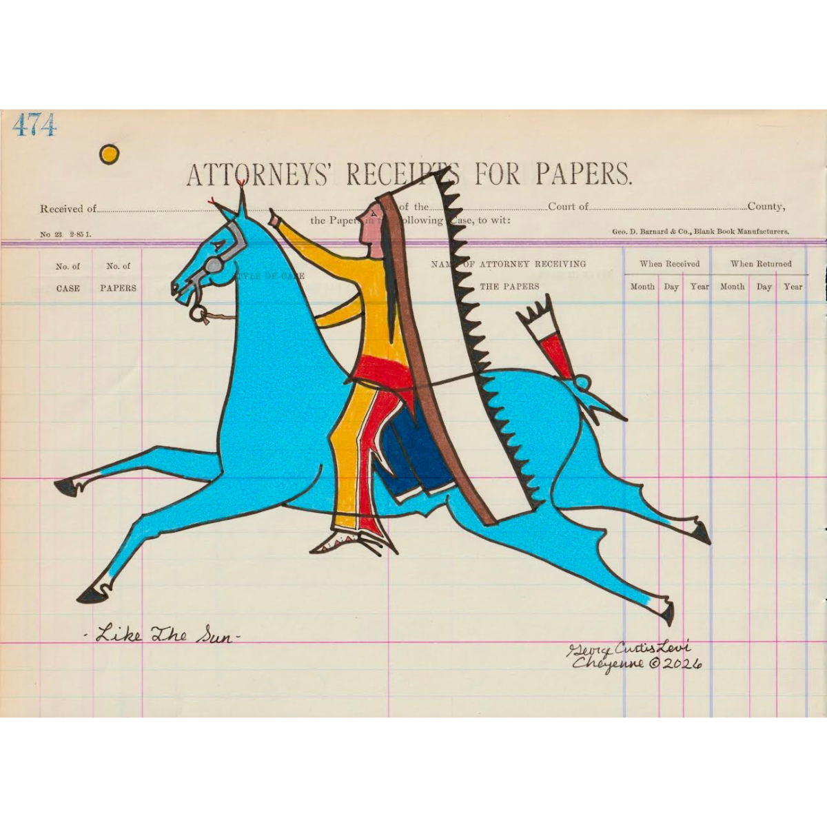 "Like the Sun" Art Print, 2026