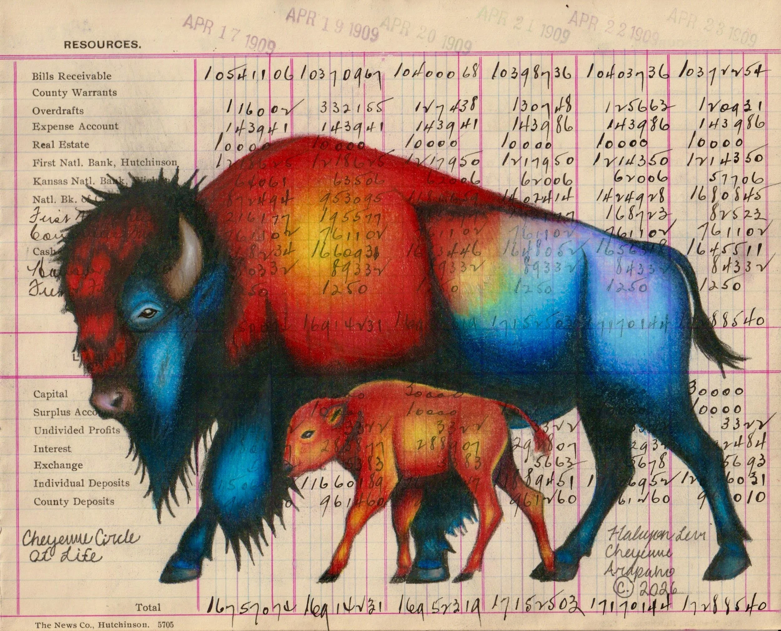 "Cheyenne Circle of Life" Art Print, 2026