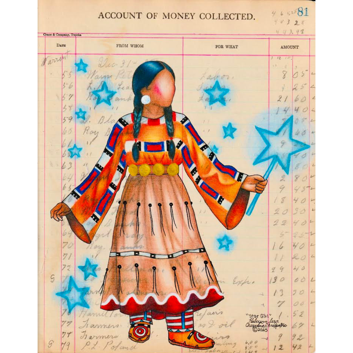 “Star Girl” Art Print, 2025