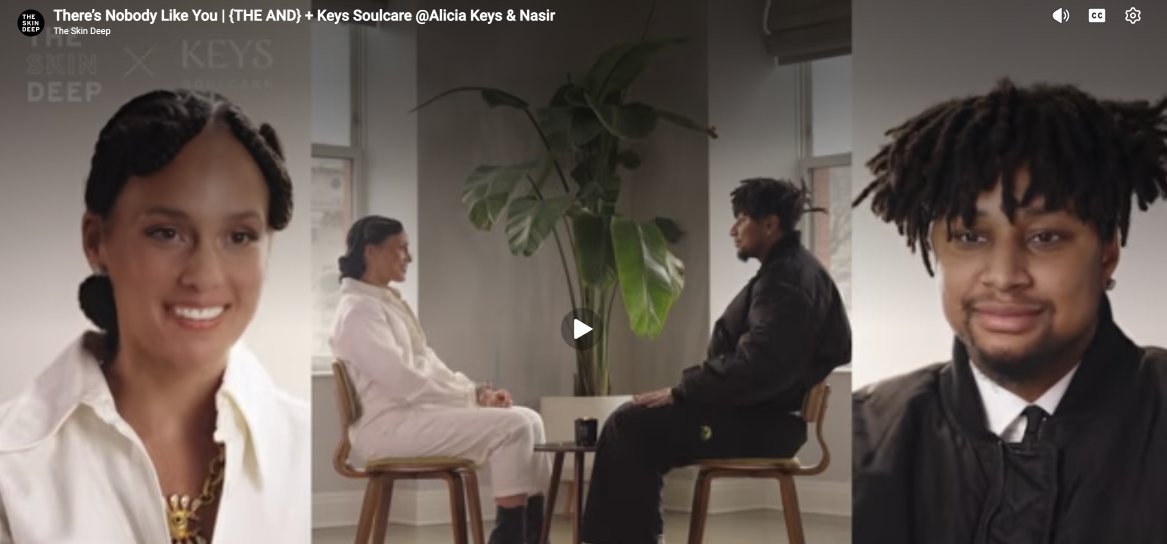 Alicia Keys in conversation on The Skin Deep for the Keys Soulcare content series