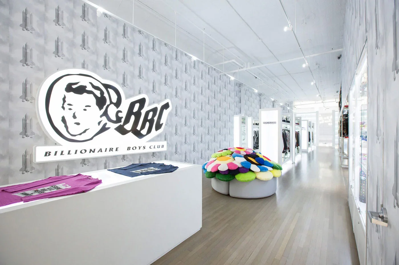 Billionaire Boys Club retail store interior