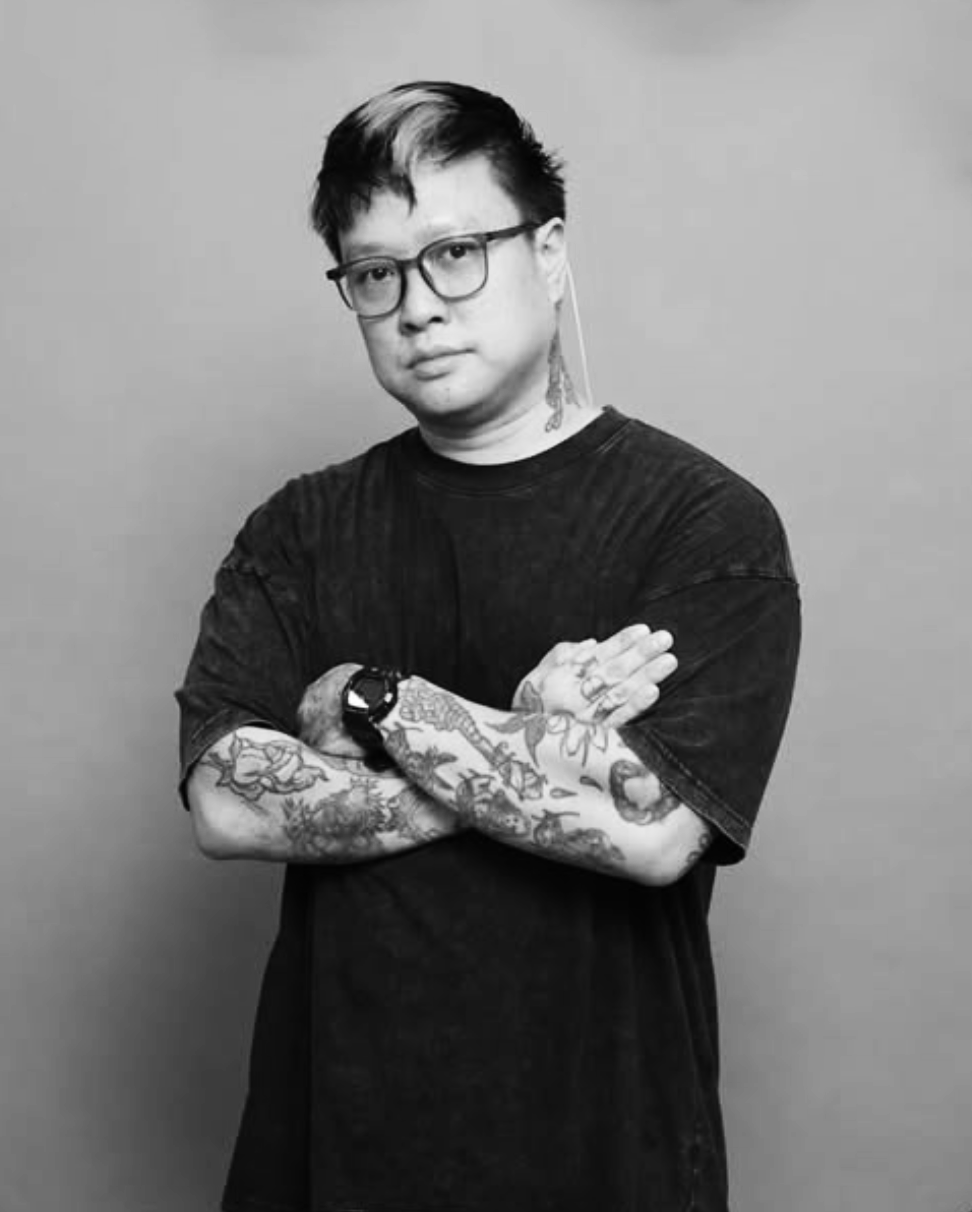 Jerome draws from Japanese-inspired imagery, folklore, and traditional motifs to create tattoos with bold linework and expressive colour. His work brings together playful details and strong visual character to create pieces that feel personal and dis