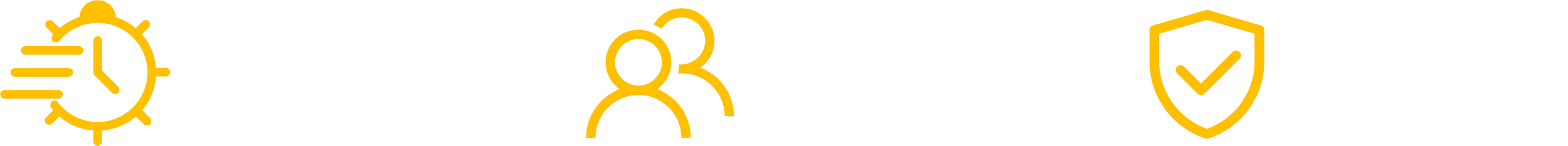 Icons representing fast response, work-ready staff, and flexible coverage, each with descriptive text about staffing services.