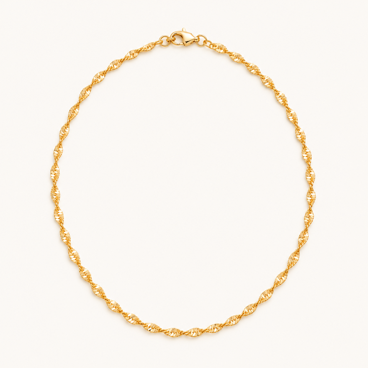 Emma Diamond Cut Chain Necklace