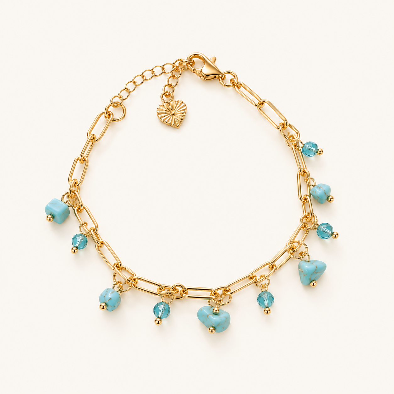 Bella Turquoise Natural Stone Bracelet