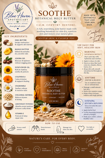 Soothe-Botanical Body Butter