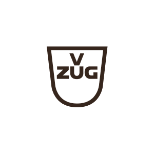 Ein schwarzer Hintergrund mit einem braunen Logo, das eine stilisierte Trinkschale mit den Buchstaben 'ZUG' darin zeigt.