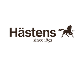 Hästens-Logo mit Hund und Schriftzug seit 1852