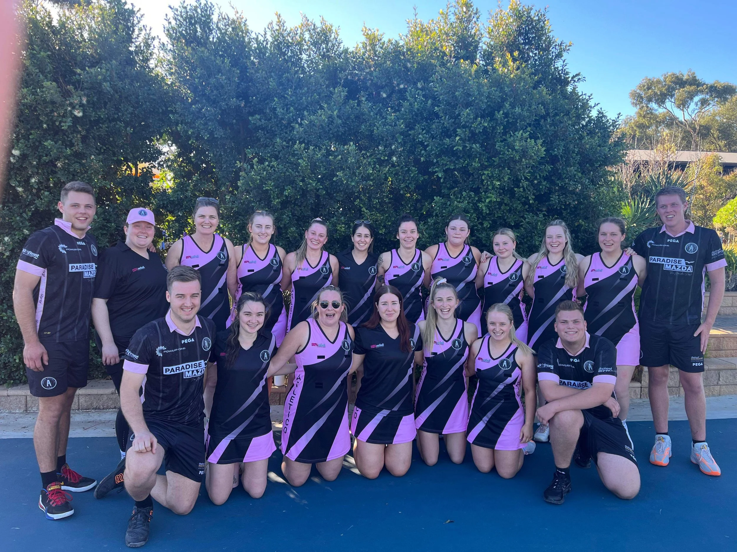 Team group photo from inagural season