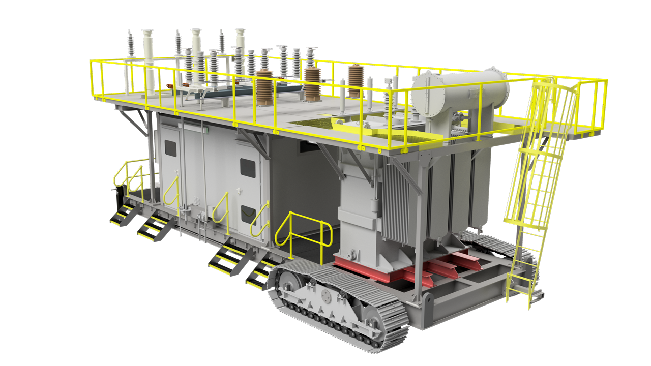 Opencut transportable substation