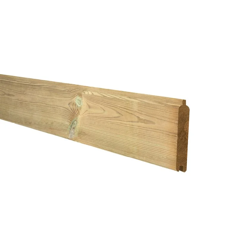 Lame Clôture bois 27x147mm en 2m00 à emboitement - traité classe 4